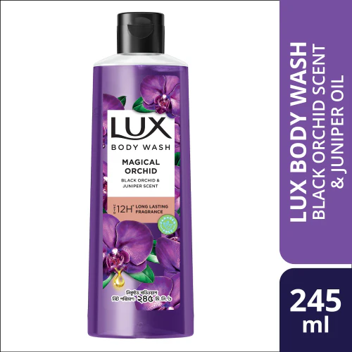 Lux Body Wash Black Orchid Scent & Juniper Oil - Image 2
