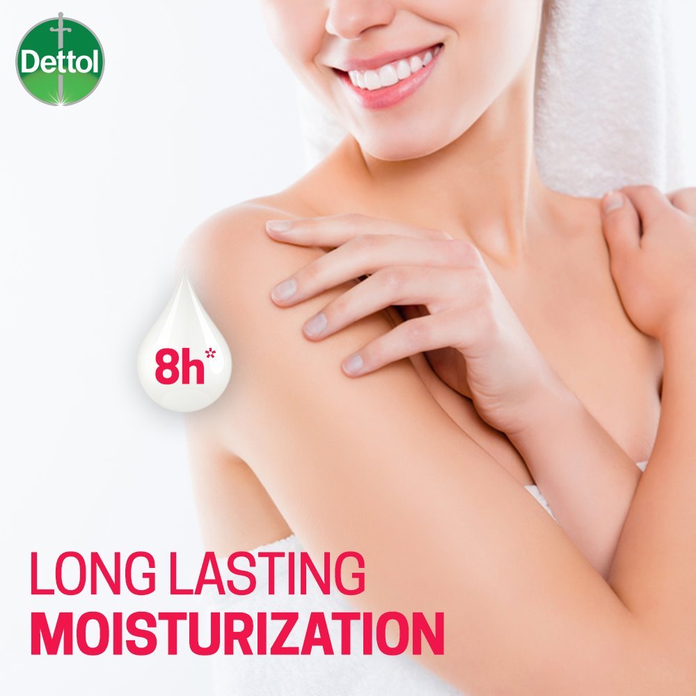 Dettol Body Wash Loofah Free Shower Gel Skincare Rose (Copy) - Image 2